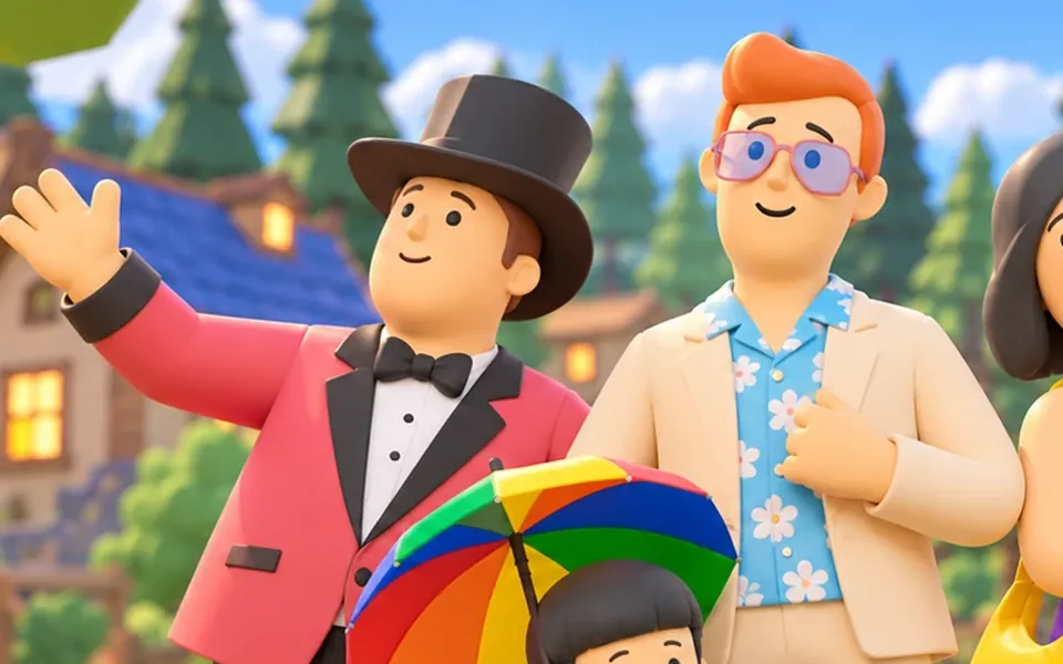 Personagens do Azorpia com roupas e estilos diferentes